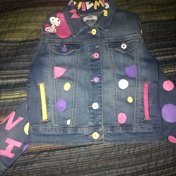 Hand painted jacket - Picture 3 of 11
